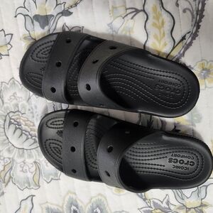 CROCS Black Slide Sandals